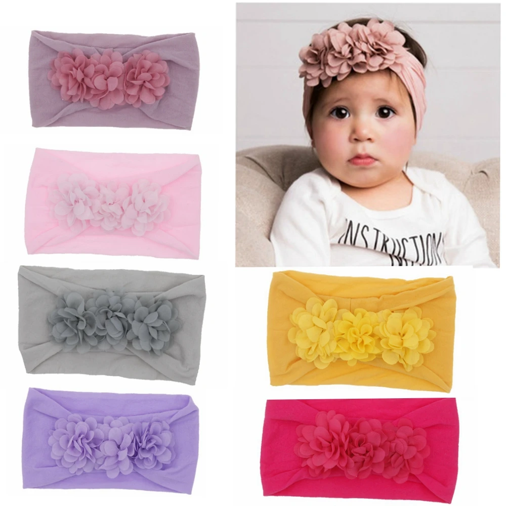 Baby Gear - Брендовая шифоновая повязка на голову с