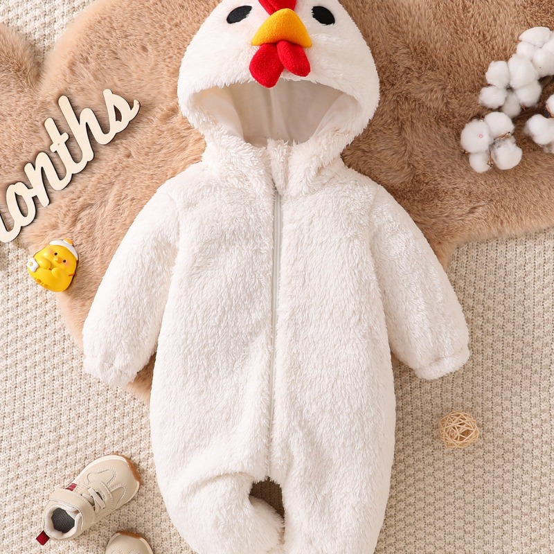 Белый комбинезон-ромпер для но – обзор и цена Cotton Baby Onesies Zipper