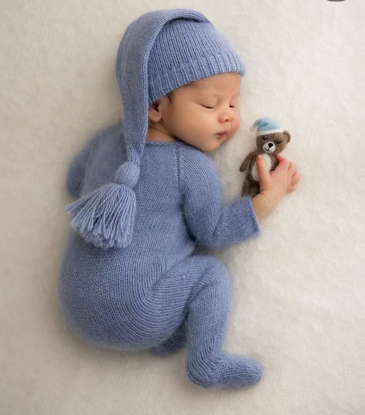 Новый вязаный комплект для нов – обзор и цена Infant Photography Props Outfit